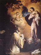 Bartolome Esteban Murillo San Bernardo and the Virgin Mary Germany oil painting artist